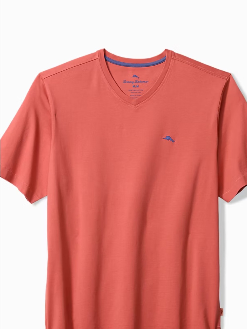 Men’s Tommy Bahama Coral V-Neck Short Sleeve Tee